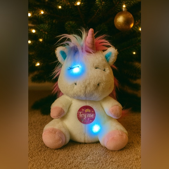 unicorn Other - Light-Up Unicorn Plush Toy w/ LED Lights – Brand New w/ Tags